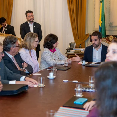 Reunião do governo do Estado com a ministra da Saúde, Nísia Trindade. - Maurício Tonetto/Secom<!-- NICAID(15420584) -->