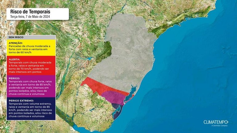 Climatempo / Reprodução Climatempo / Reprodução