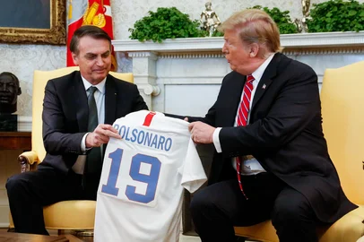 (Washington, DC - EUA 19/03/2019)Encontro com o Senhor Donald Trump, Presidente dos Estados Unidos da América. Foto: Isac NÃ³brega/PR<!-- NICAID(14002588) -->