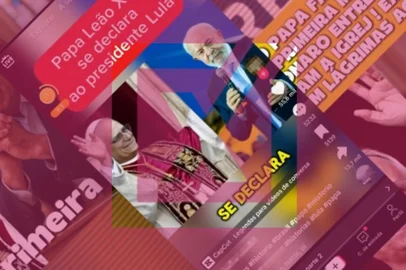 Declarações públicas do papa Leão XIV não citam nem Lula nem Bolsonaro; vídeos foram criados com IA<!-- NICAID(16039250) -->