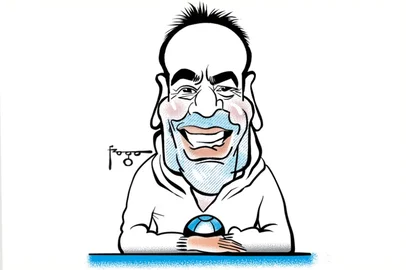 PORTO ALEGRE, RS, BRASIL, 29-08-2025: Caricatura de Gilmar Fraga. Foto: Gilmar Fraga/Agência RBS<!-- NICAID(16113019) -->