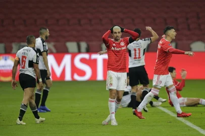 PORTO ALEGRE, RS, BRASIL, 22/07/2021- Inter x Olimpia: jogo das oitavas de final da Libertadores. Foto: André Ávila / Agencia RBS<!-- NICAID(14842507) -->