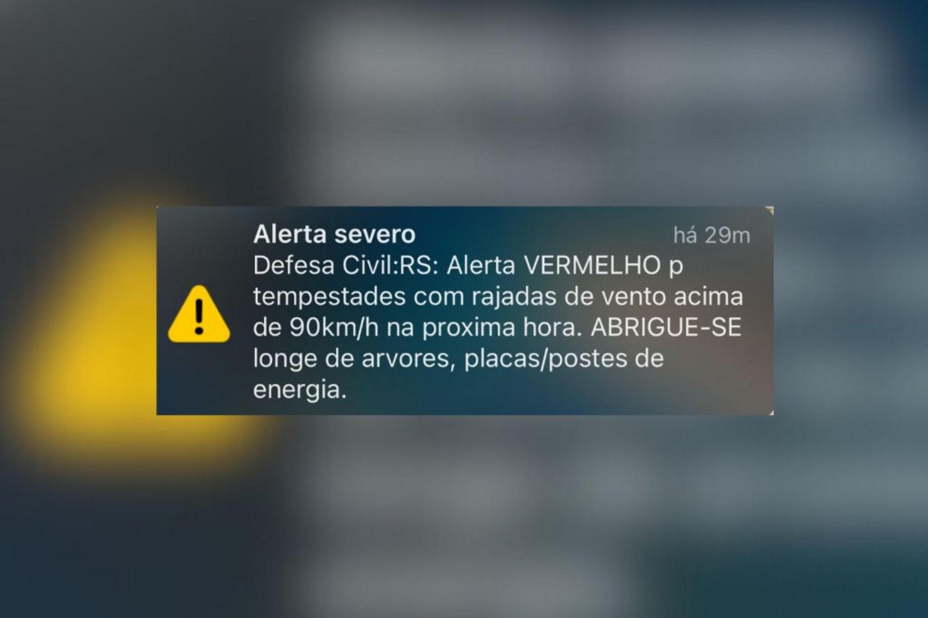 Imagem ilustrativa sobre Tornado e tempestade põem 341 cidades sob alerta extremo