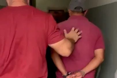 Homem preso por suspeita de estuprar menina de 10 anos em 2020, em Uruguaiana.