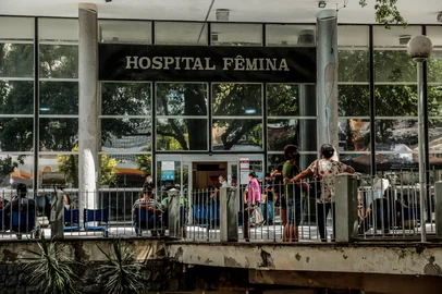 PORTO ALEGRE, RS, BRASIL - 08/02/2021Fachada do Hospital Fêmina<!-- NICAID(14709525) -->