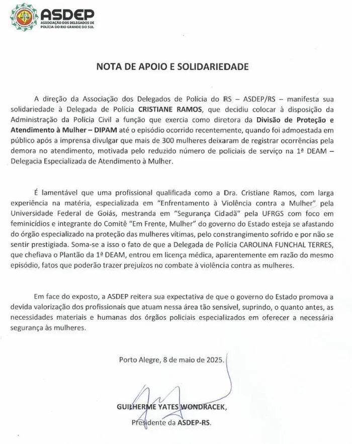 Asdep / Reprodução Asdep / Reprodução