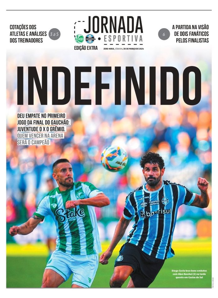 Confira no Jornal Digital tudo sobre o jogo de ida da final do Gauchão ...
