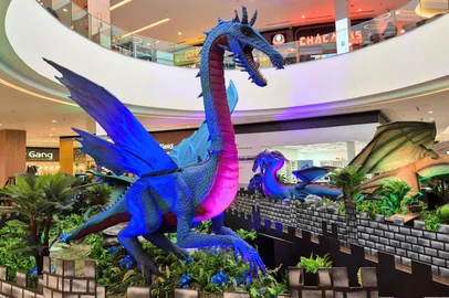 Exposição de dragões no Passo Fundo SHopping<!-- NICAID(16102709) -->