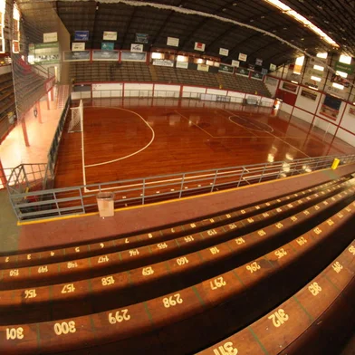 Ginásio Caldeirão do Galo, casa do Atlântico, time de futsal de Erechim (RS).<!-- NICAID(14516422) -->
