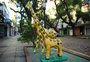 Creche na Cidade Baixa repõe girafinha que foi vandalizada em fevereiro