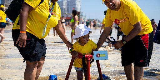 Emoção e sorrisos em Tramandaí