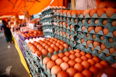 Porto Alegre, RS, Brasil - Consumidores que compram em feiras de rua sentem efeitos da inflação nos alimentos. Foto: Jonathan Heckler / Agência RBS<!-- NICAID(15287358) -->