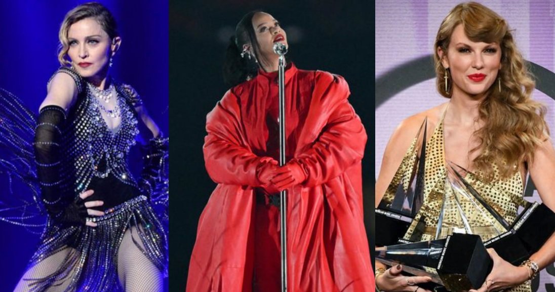 Rihanna, Taylor Swift e Madonna são as cantoras mais ricas dos Estados ...