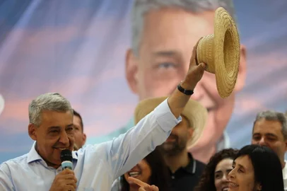 PORTO ALEGRE, RS, BRASIL - 27/10/2024 - Candidato Sebasatião Melo vence o segundo turno da eleição. Foto: Jefferson Botega/ Agência RBS<!-- NICAID(15900565) -->