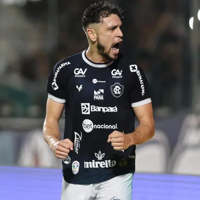 COPA DO BRASIL 2023, REMO X SÃO LUIZPA - COPA DO BRASIL 2023, REMO X SÃO LUIZ - ESPORTES - COPA DO BRASIL 2023, REMO X SÃO LUIZ - Icaro jogador do Remo comemora seu gol durante partida contra o São Luiz-RS no estádio Baenão pelo campeonato Copa do Brasil 2023. 08/03/2023 - Foto: FERNANDO TORRES/AGIF - AGÊNCIA DE FOTOGRAFIA/AGIF - AGÊNCIA DE FOTOGRAFIA/ESTADÃO CONTEÚDOEditoria: ESPORTESLocal: BELÉMIndexador: FERNANDO TORRESFotógrafo: AGIF - AGÊNCIA DE FOTOGRAFIA<!-- NICAID(15370235) -->