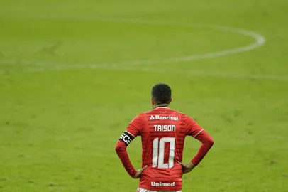 PORTO ALEGRE, RS, BRASIL - 26.05.2021 - O Inter encerra a participação na fase de grupos da Libertadores no Beira-Rio, contra o Always Ready-BOL. Taison (Foto: Marco Favero/Agencia RBS)<!-- NICAID(14793750) -->