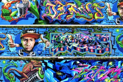Battle In The Cypher reúne equipe de grafiteiros e busca muros para colorir em Bento Gonçalves.<!-- NICAID(14719771) -->