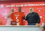 Fernando é apresentado pelo Inter: "Finalmente, estamos juntos"