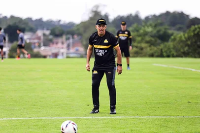 Eduardo Baptista durante treino do Criciúma <!-- NICAID(16371638) -->