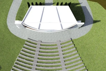 Teatro que será construído no Recanto Maestro, com obra do arquiteto Enrico Torrice<!-- NICAID(14942944) -->