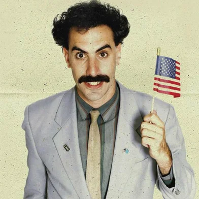 Borat 92006), com Sacha Baron Cohen<!-- NICAID(14727805) -->