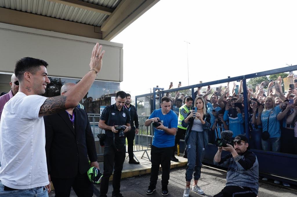 FOTOS: o adeus de Suárez a Porto Alegre