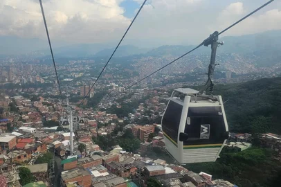 Favela Comuna 13, em Medellín<!-- NICAID(16031797) -->