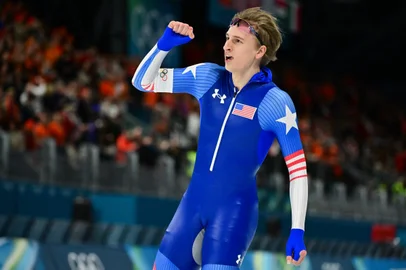 Jordan Stolz, patinação velocidade