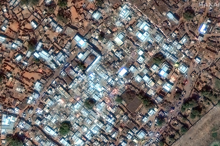 Satellite image ©2024 Maxar Technologies / SatelliAFP