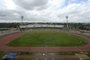 A picture shows a general view of the Mario Alberto Kempes stadium in Cordoba city, some 720 Km north of Buenos Aires on February 18, 2011, which will host the Copa America to be held July 1 to 24 in Argentina.   AFP PHOTO / ALEJANDRO PAGNI (Photo by ALEJANDRO PAGNI / AFP)Editoria: SPOLocal: CórdobaIndexador: ALEJANDRO PAGNISecao: soccerFonte: AFPFotógrafo: STR<!-- NICAID(15713524) -->