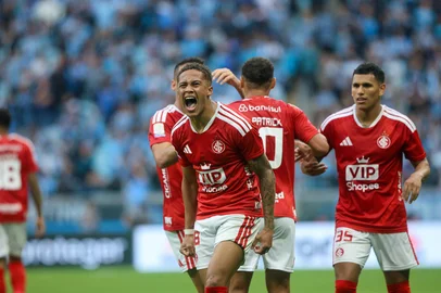 PORTO ALEGRE, RS, BRASIL, 11-10-2026: Grêmio vs Internacional, clássico GreNal nº455, pelo Campeonato Brasileiro Série A 2026. O jogo ocorre na Arena, em Porto Alegre. Foto: Ricardo Duarte/SC InternacionalIndexador: ricardo duarte<!-- NICAID(16385461) -->