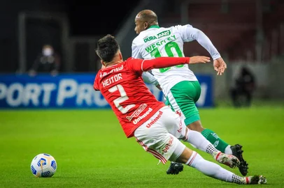 Juventude e Inter se enfrentam no Beiro-Rio pela 12ª rodada do Brasileirão. Na foto, Wescley<!-- NICAID(14838309) -->