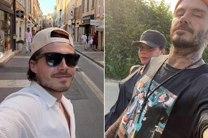 Reprodução / @brooklynpeltzbeckham / @davidbeckham