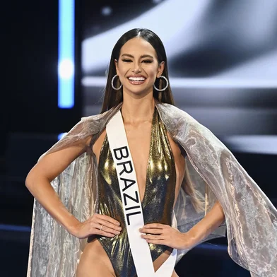 Candidatas ao título de Miss Universo 2023. Na imagem, Miss Brasil, Maria BrechaneIndexador: BENJAMIN ASKINAS<!-- NICAID(15599109) -->