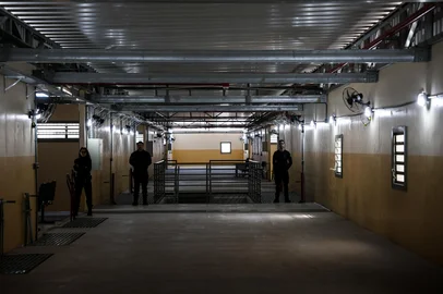 PORTO ALEGRE, RS, BRASIL, 10-09-2025: Inauguração da nova Cadeia Pública de Porto Alegre (CPPA). Fotos: Duda Fortes/Agencia RBS<!-- NICAID(16121160) -->