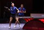 Hugo Calderano e Bruna Takahashi estão na final de duplas mistas na Eslovênia