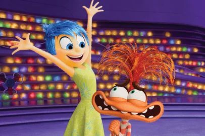 JOY AND ANXIETY -- Disney and Pixarâs âInside Out 2â returns to the mind of freshly minted teenager Riley just as a new Emotion shows up unexpectedly. Much to Joyâs surprise, Anxiety isnât the type who will take a back seat either. Featuring the voices of Amy Poehler as Joy and Maya Hawke as Anxiety, âInside Out 2â releases only in theaters Summer 2024.Â© 2023 Disney/Pixar. All Rights Reserved.<!-- NICAID(15788106) -->