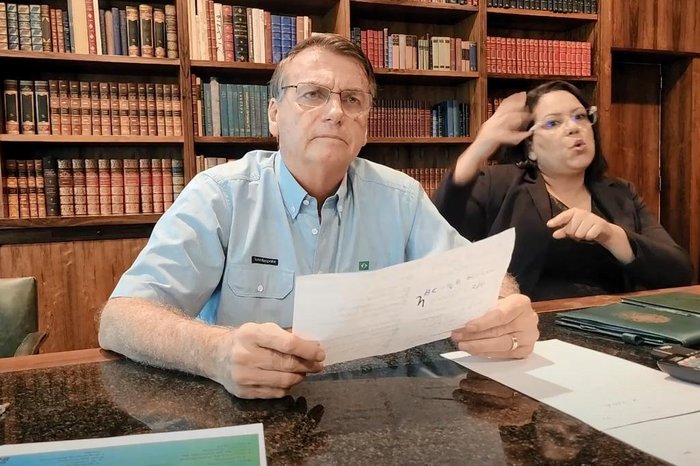 Jair Bolsonaro / YouTube/Reprodução Jair Bolsonaro / YouTube/Reprodução