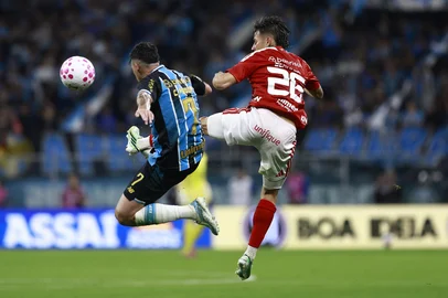 PORTO ALEGRE, RS, BRASIL, 11-10-2026: Grêmio vs Internacional, clássico GreNal nº455, pelo Campeonato Brasileiro Série A 2026. O jogo ocorre na Arena, em Porto Alegre. Foto: Jeff Botega/Grupo RBSIndexador: jeff botega<!-- NICAID(16385369) -->