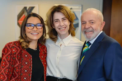 NOVA YORK, EUA, 24.09.2024 - Presidente da República, Luiz Inácio Lula da Silva, em encontro com a atriz Fernanda Torres, na Sede das Nações Unidas (ONU).<!-- NICAID(15988617) -->