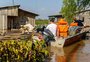 VÍDEO: animais são resgatados de enchente em Canoas