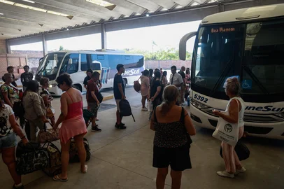 TRAMANDAÍ, RS, BRASIL, 05-01-2026: Fotos para reportagem sobre raio x das condições das rodoviárias do Litoral Norte. Na foto: Terminal de Tramandaí. (Foto: André Ávila/Agência RBS)Indexador: Andre Avila<!-- NICAID(16201398) -->