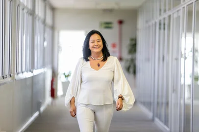 Marcopolo realiza palestra com a Suicidologista Karina Okajima Fukumitsu - Suicidologista, psicóloga, palestrante e escritora. (Neimar De Cesero/Agência RBS)Indexador: Neimar De Cesero<!-- NICAID(15877601) -->