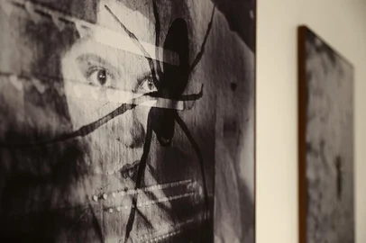 CAXIAS DO SUL, RS, BRASIL, 22/08/2024. Exposição "Tessituras do Adeus", de Sandra Gonçalves (RJ/RS), na Galeria de Artes do Centro de Cultura Ordovás. (Bruno Todeschini/Agência RBS)Indexador: Bruno Todeschini<!-- NICAID(15846992) -->