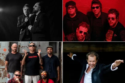 Carlinhos Carneiro e Rodrigo Pilla (Bidê ou Balde), Cachorro Grande, Ultramen e Wander Wildner<!-- NICAID(16064389) -->