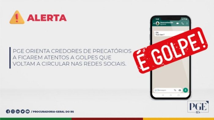 Procuradoria Geral do Estado (PGE) / Reprodução Procuradoria Geral do Estado (PGE) / Reprodução