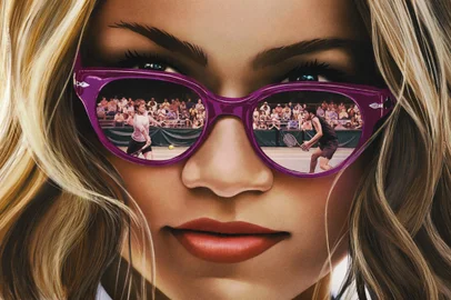 Cartaz do filme Rivais (2024), dirigido por Luca Guadagnino e estrelado por Zendaya<!-- NICAID(15745845) -->