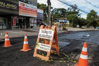 CAXIAS DO SUL, RS, BRASIL, 02/05/2025. Impacto das obras no Rizzo para o comércio local. (Neimar De Cesero/Agência RBS)Indexador: Neimar De Cesero<!-- NICAID(16028786) -->