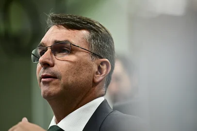 Saulo Cruz / Agência Senado Senador Flávio Bolsonaro (PL-RJ). Foto: Saulo Cruz/Agência Senado<!-- NICAID(16181782) -->