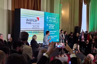 Recursos para o Programa Avançar Mais na Saúde - Lançamento no Salão Negrinho do Pastoreio, no Palácio Piratini (4/8/2025)